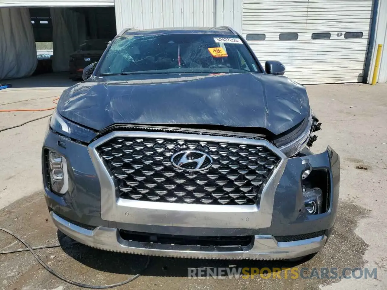 5 Photograph of a damaged car KM8R74HE6NU417063 HYUNDAI PALISADE 2022