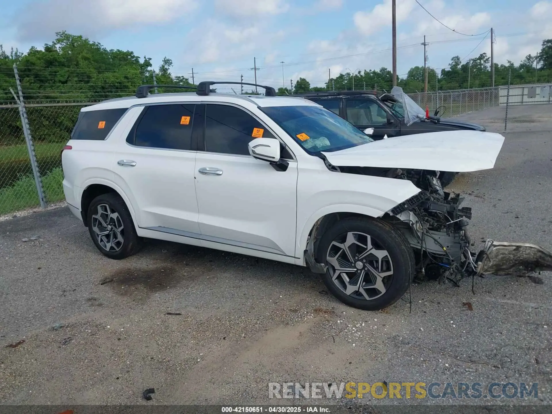 12 Photograph of a damaged car KM8R74HE7NU401910 HYUNDAI PALISADE 2022