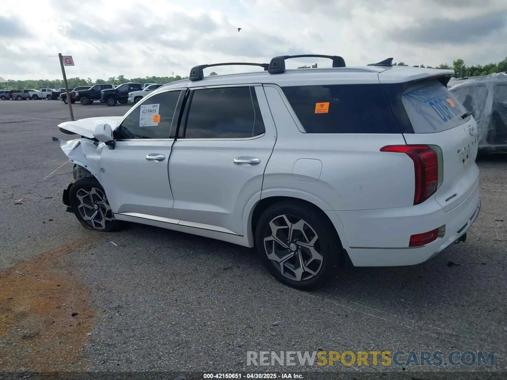 13 Photograph of a damaged car KM8R74HE7NU401910 HYUNDAI PALISADE 2022