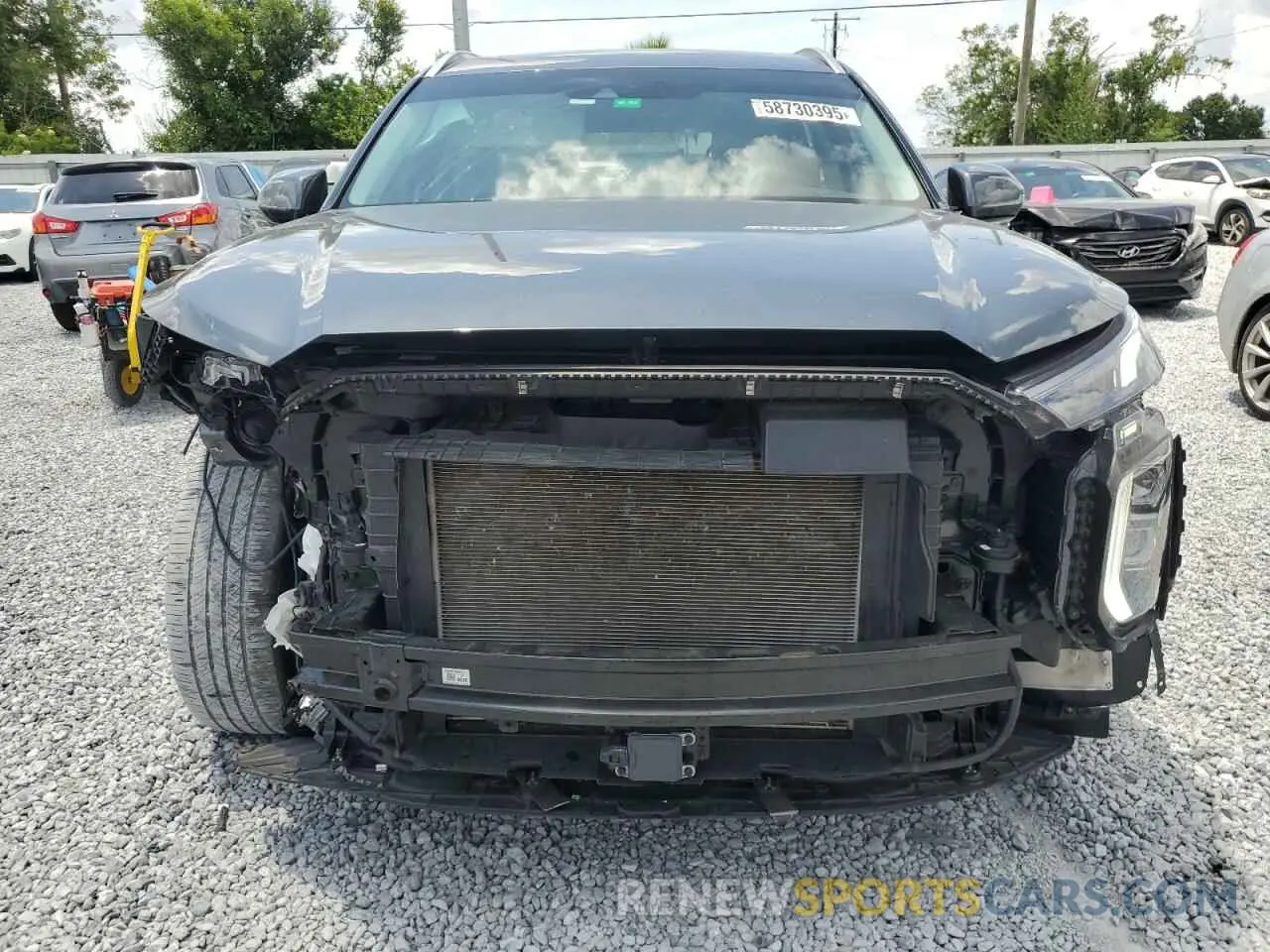 5 Photograph of a damaged car KM8R74HE7NU449391 HYUNDAI PALISADE 2022