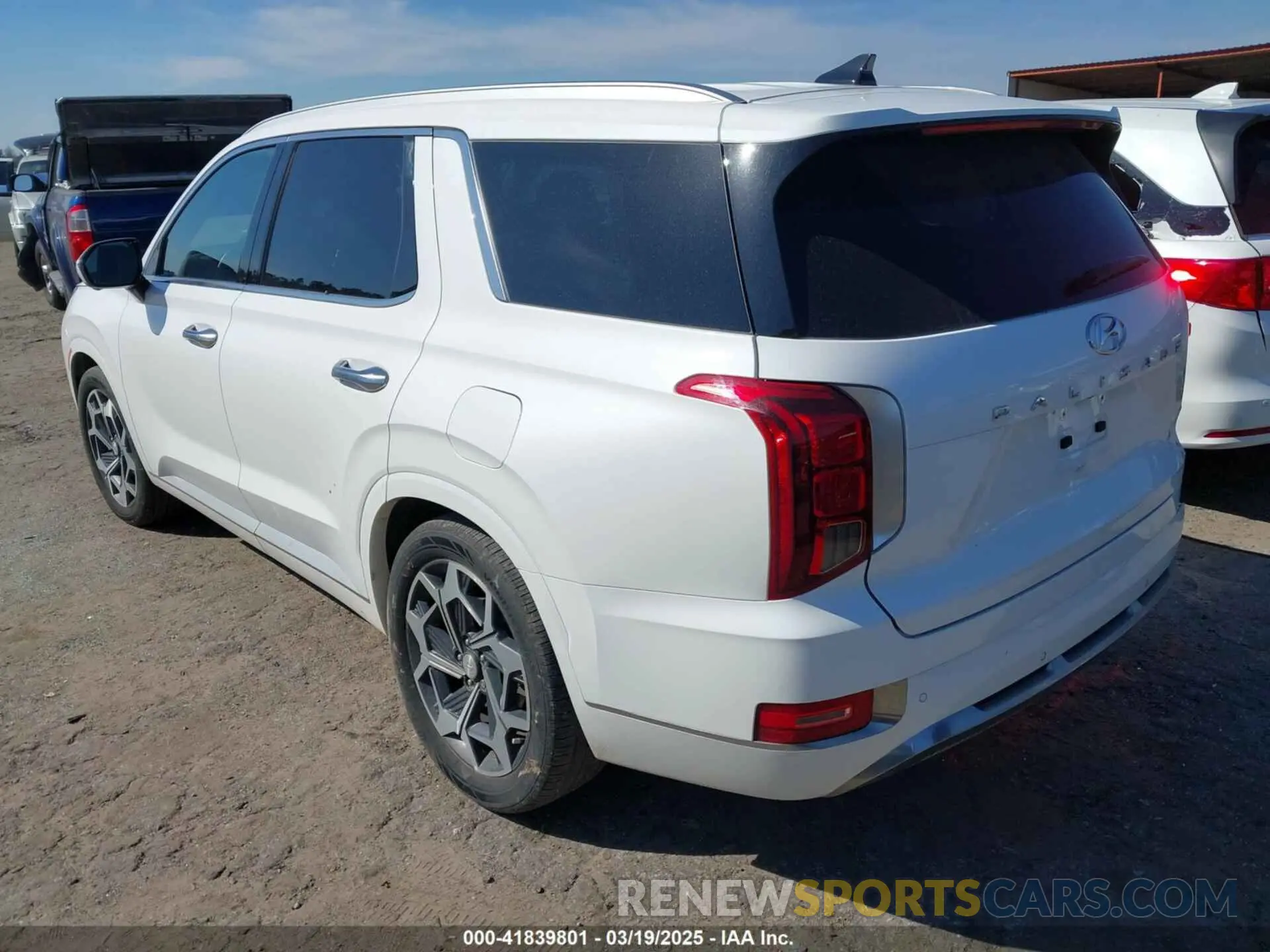 3 Photograph of a damaged car KM8R74HE8NU474185 HYUNDAI PALISADE 2022