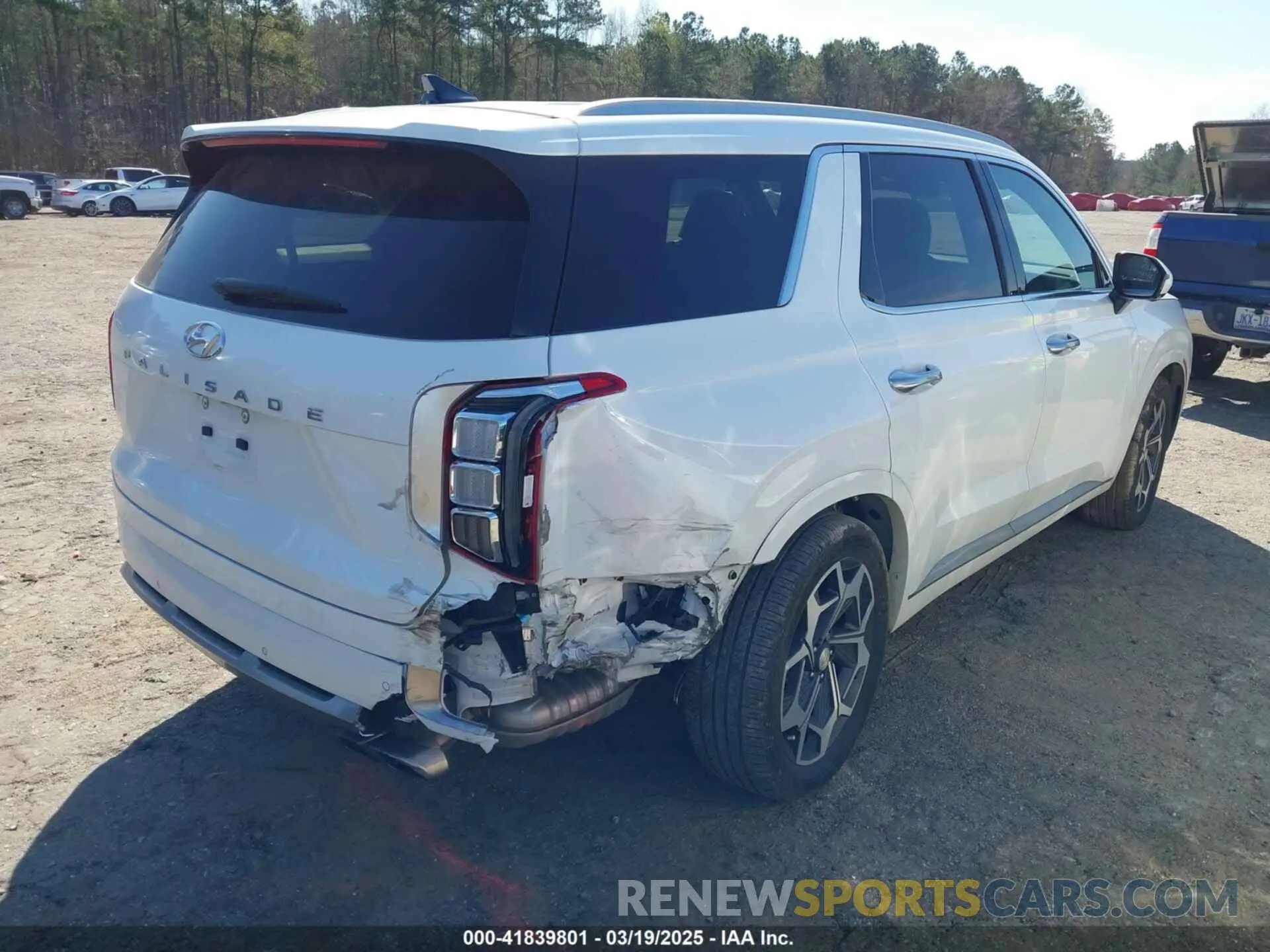 4 Photograph of a damaged car KM8R74HE8NU474185 HYUNDAI PALISADE 2022