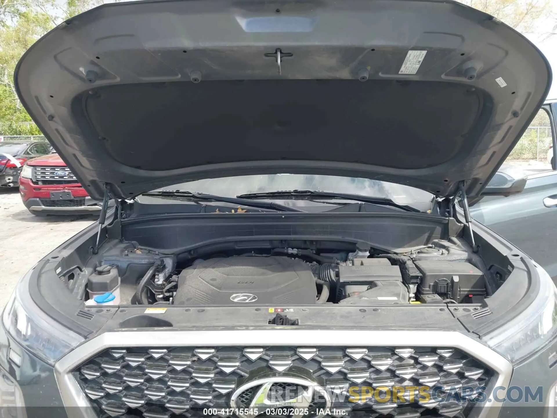 10 Photograph of a damaged car KM8R74HE9NU392837 HYUNDAI PALISADE 2022