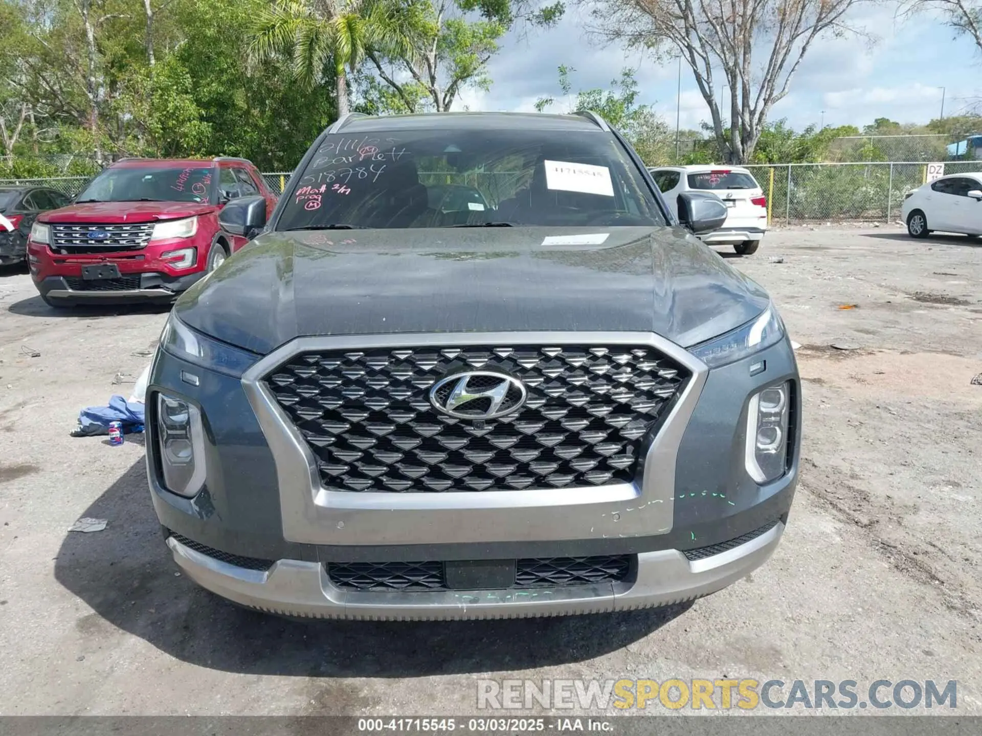 12 Photograph of a damaged car KM8R74HE9NU392837 HYUNDAI PALISADE 2022