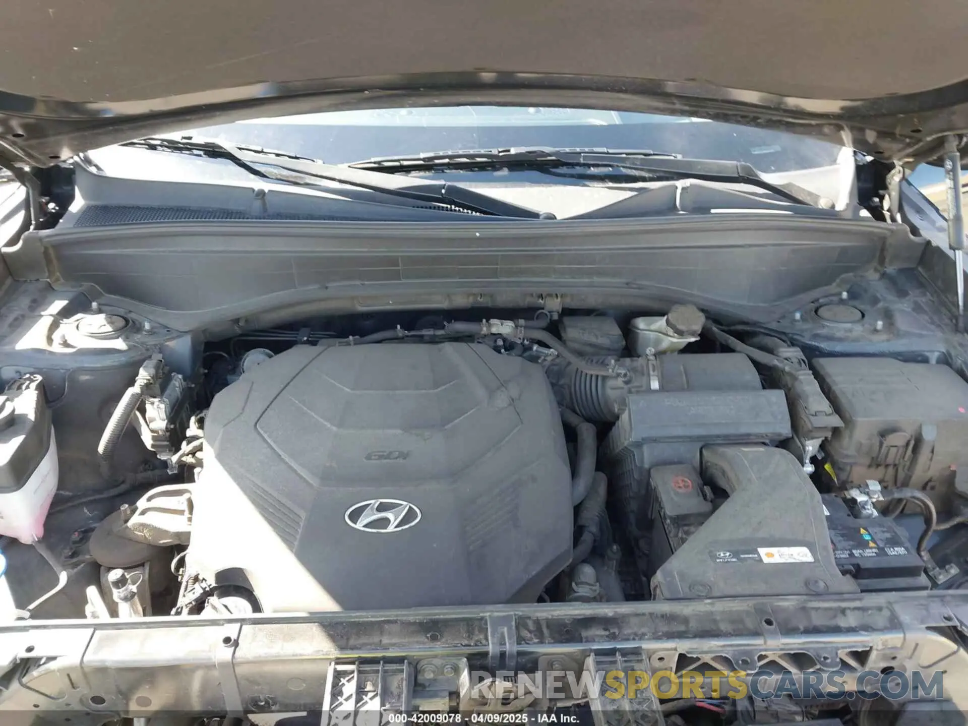10 Photograph of a damaged car KM8R74HE9NU450672 HYUNDAI PALISADE 2022