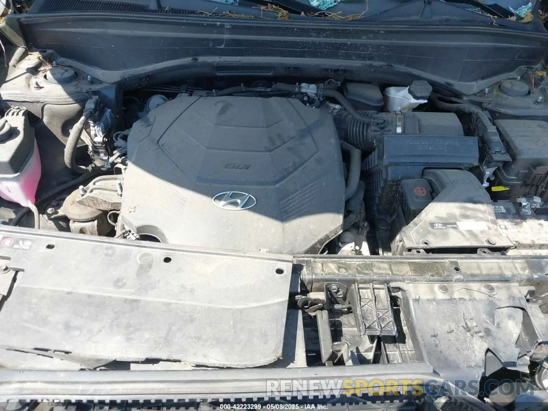 10 Photograph of a damaged car KM8R74HE9NU467410 HYUNDAI PALISADE 2022