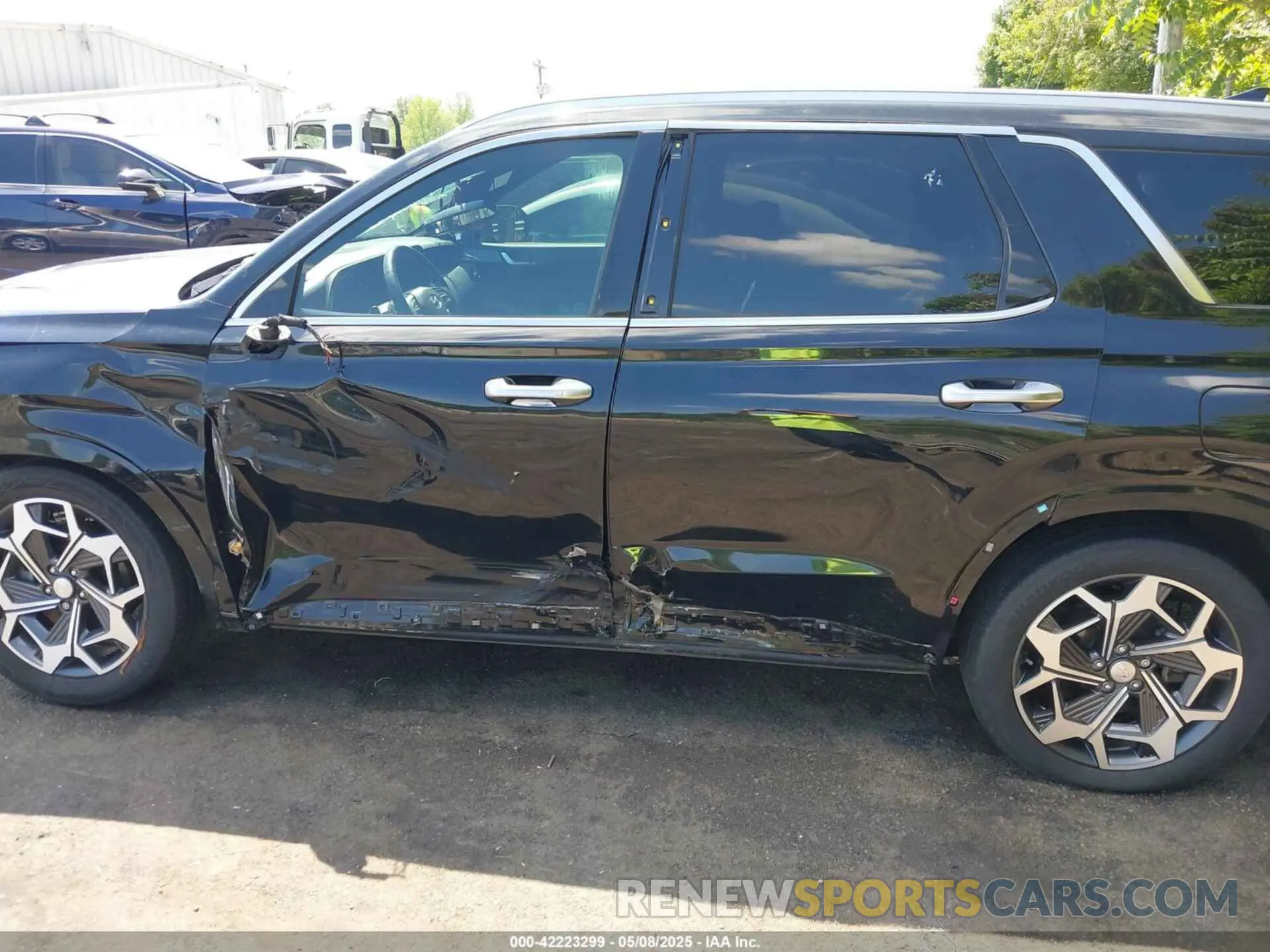 14 Photograph of a damaged car KM8R74HE9NU467410 HYUNDAI PALISADE 2022