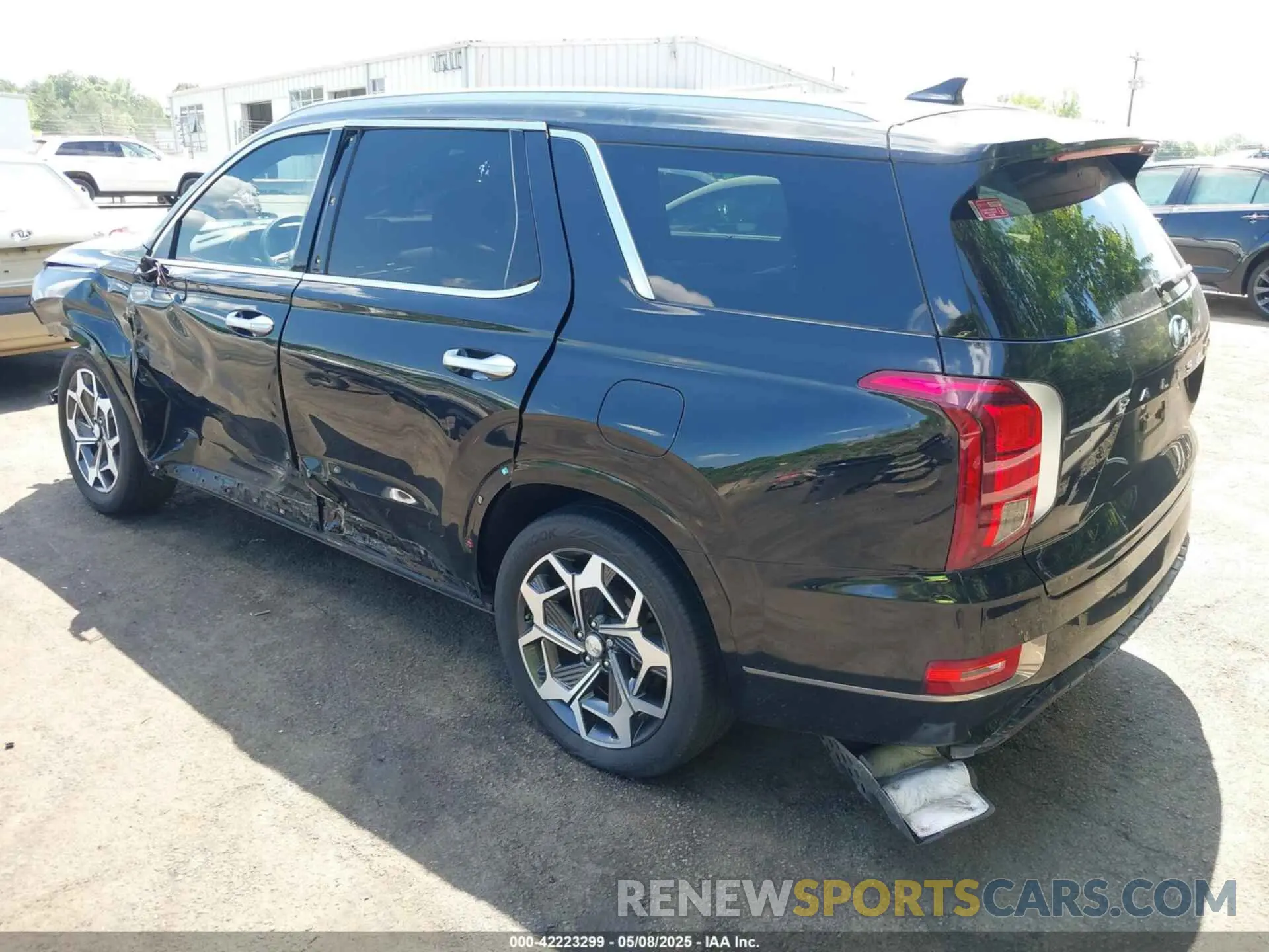 3 Photograph of a damaged car KM8R74HE9NU467410 HYUNDAI PALISADE 2022