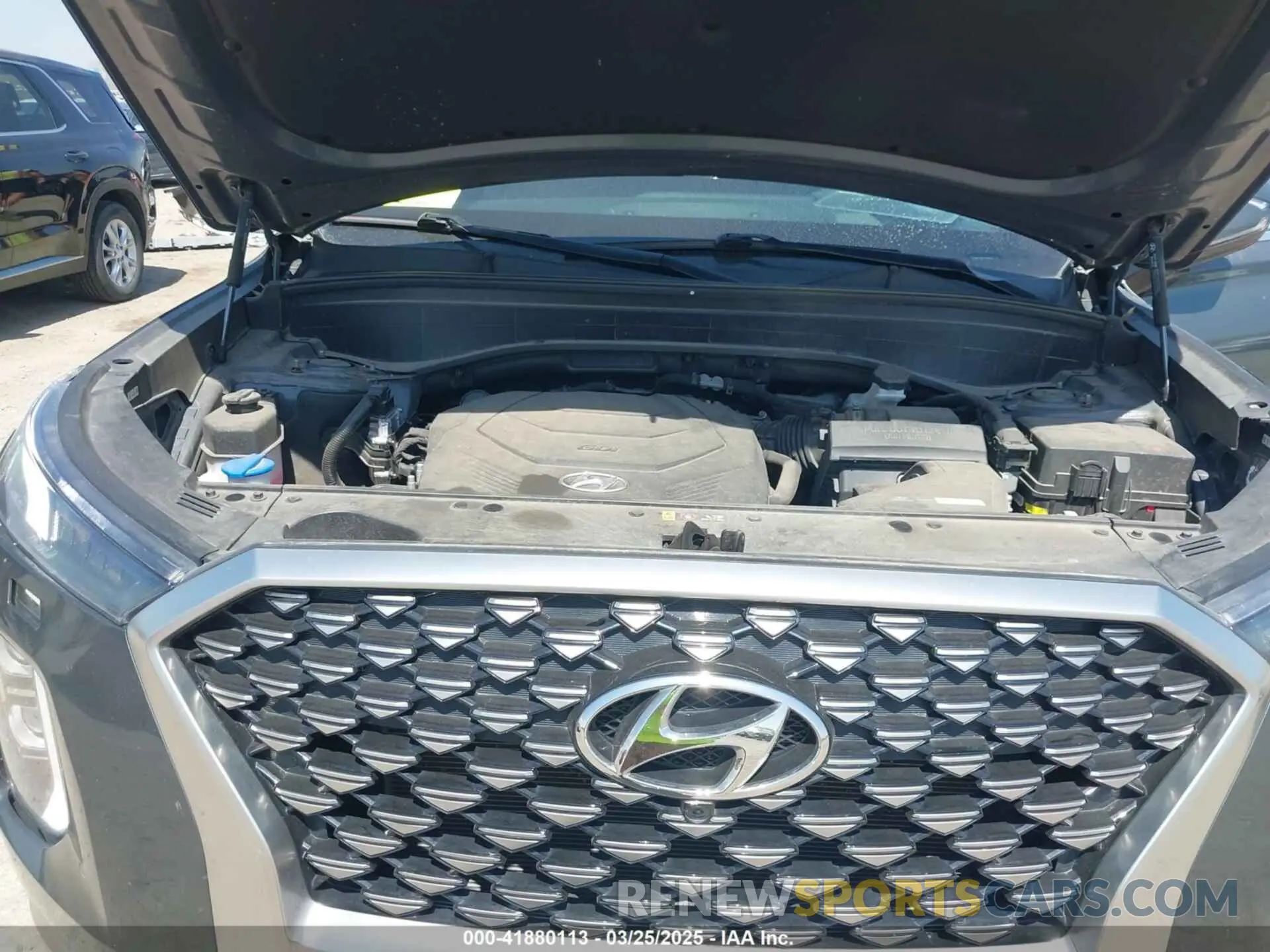 10 Photograph of a damaged car KM8R74HEXNU426686 HYUNDAI PALISADE 2022