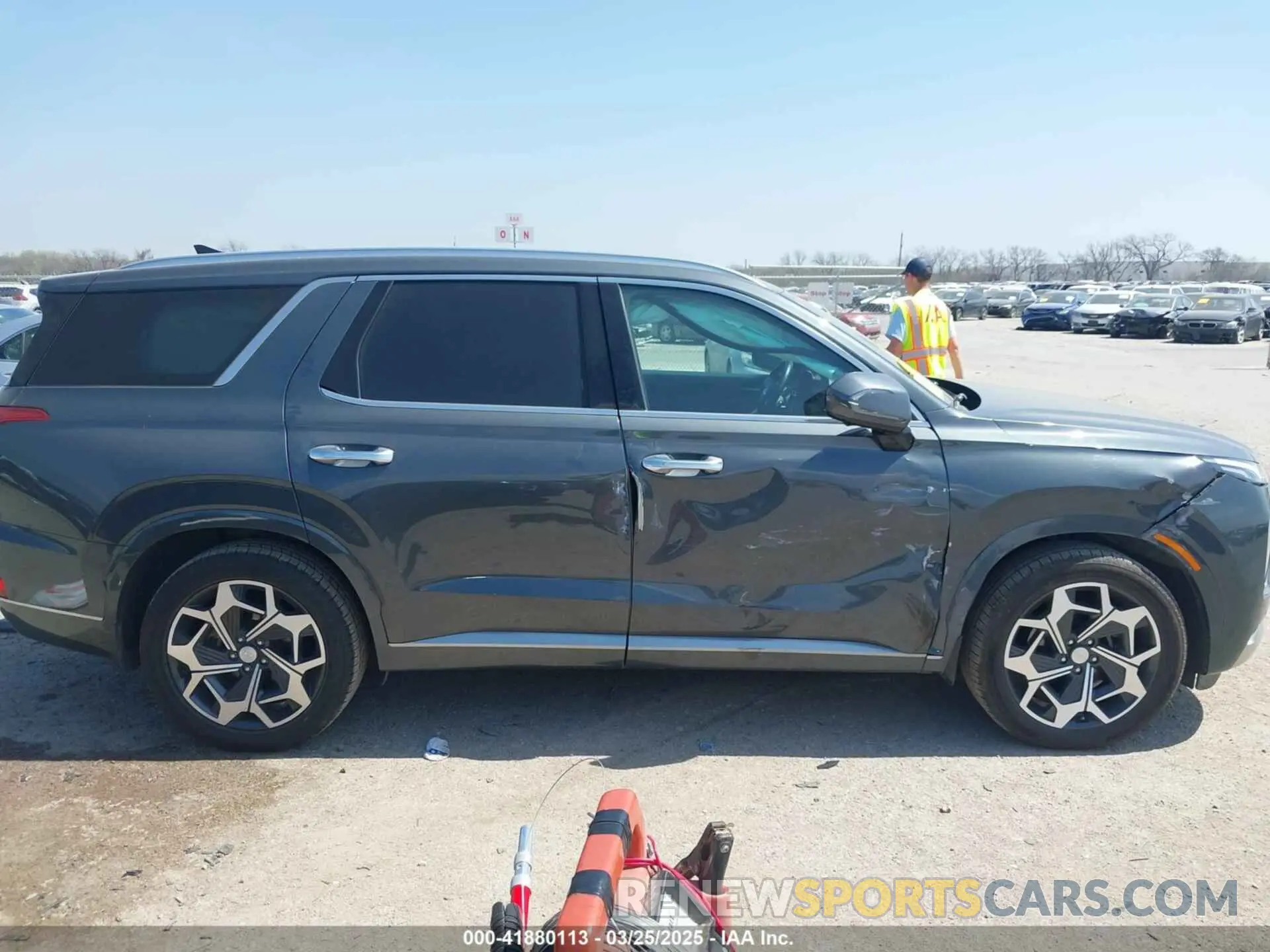 13 Photograph of a damaged car KM8R74HEXNU426686 HYUNDAI PALISADE 2022