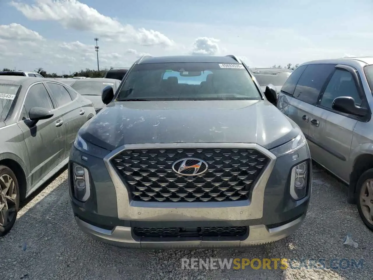 5 Photograph of a damaged car KM8R74HEXNU449501 HYUNDAI PALISADE 2022