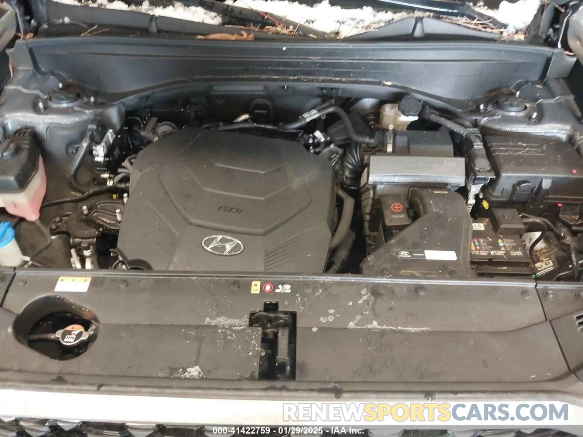 10 Photograph of a damaged car KM8R7DHE0NU418340 HYUNDAI PALISADE 2022