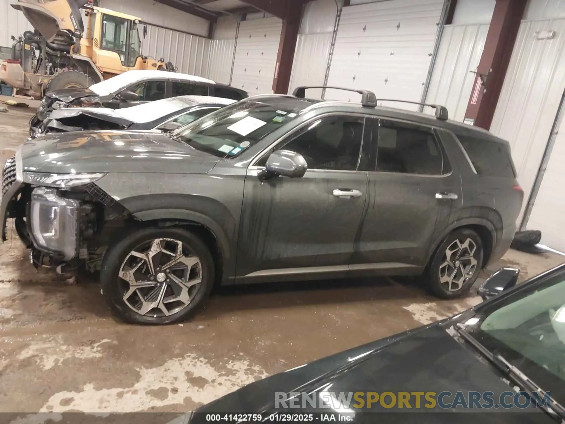 14 Photograph of a damaged car KM8R7DHE0NU418340 HYUNDAI PALISADE 2022