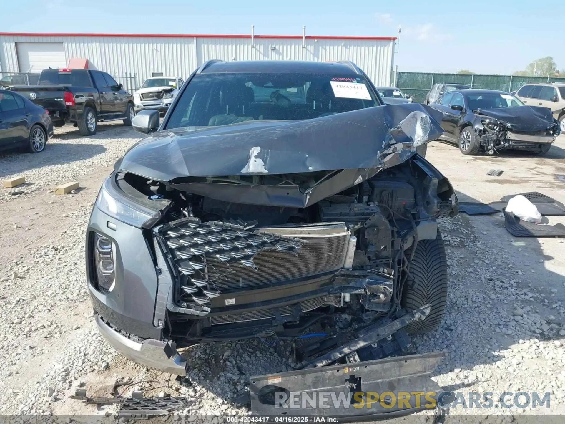 12 Photograph of a damaged car KM8R7DHE0NU425076 HYUNDAI PALISADE 2022