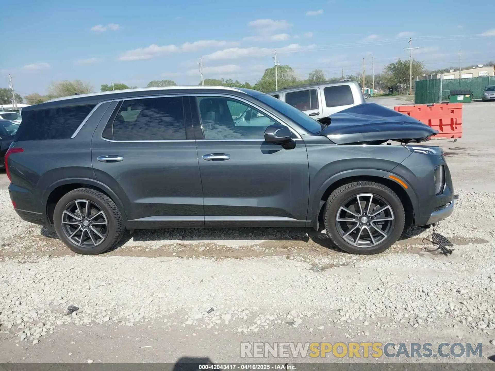 13 Photograph of a damaged car KM8R7DHE0NU425076 HYUNDAI PALISADE 2022