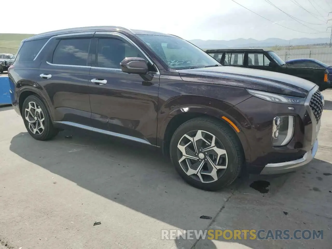 4 Photograph of a damaged car KM8R7DHE1NU429430 HYUNDAI PALISADE 2022