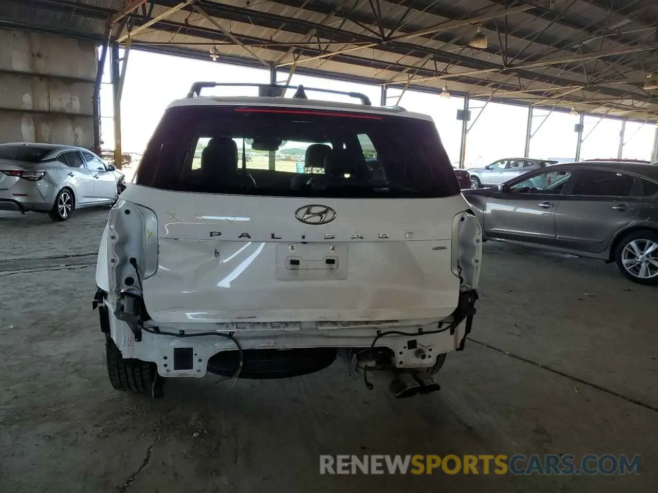 6 Photograph of a damaged car KM8R7DHE1NU486730 HYUNDAI PALISADE 2022