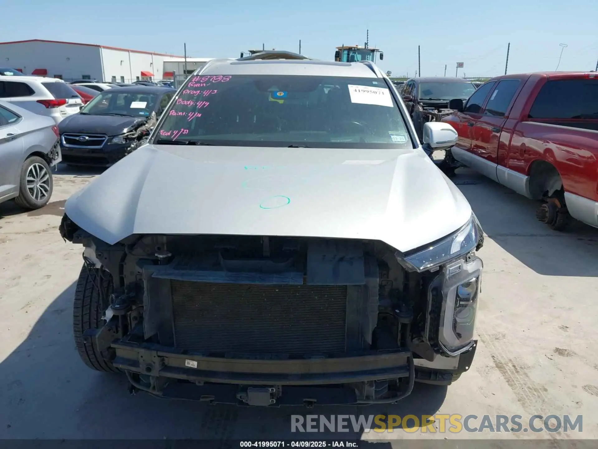 13 Photograph of a damaged car KM8R7DHE2NU367794 HYUNDAI PALISADE 2022