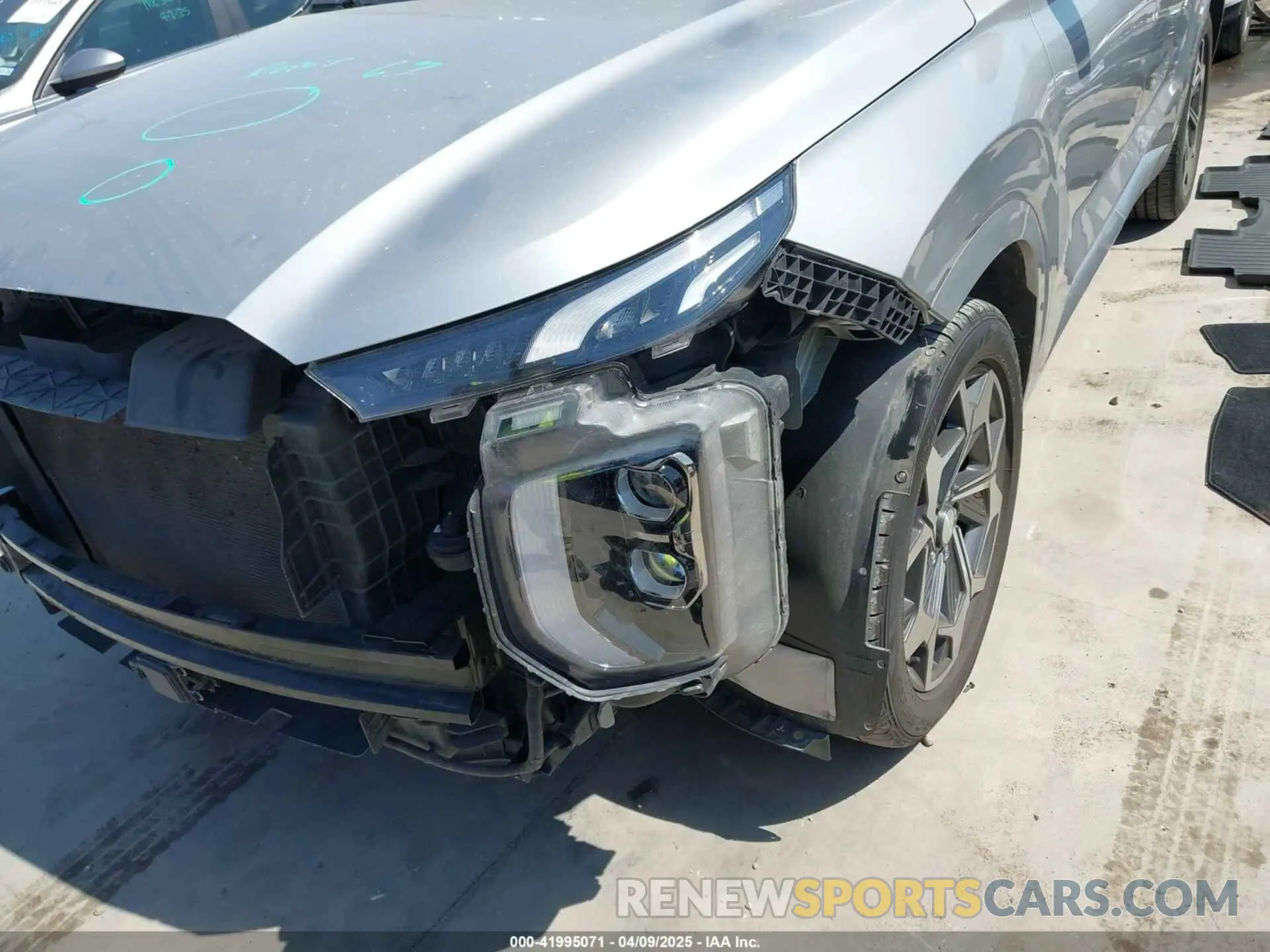 6 Photograph of a damaged car KM8R7DHE2NU367794 HYUNDAI PALISADE 2022