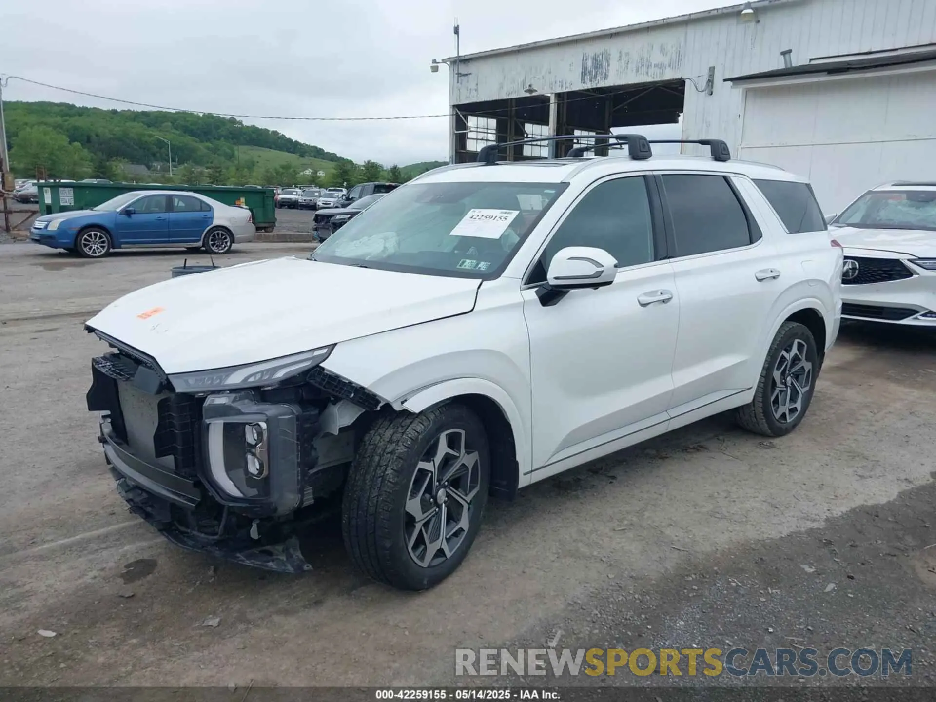 2 Photograph of a damaged car KM8R7DHE2NU419795 HYUNDAI PALISADE 2022