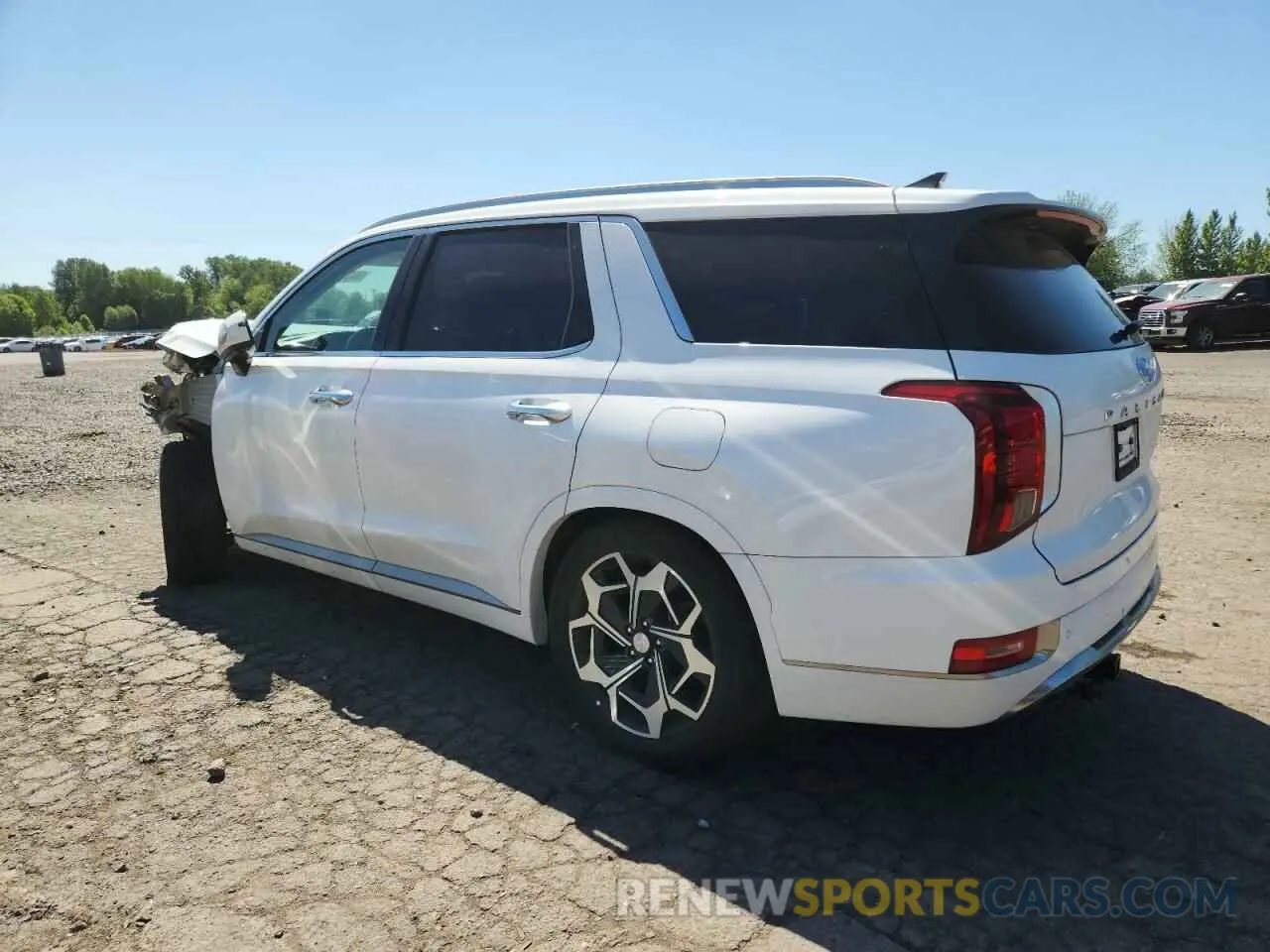 2 Photograph of a damaged car KM8R7DHE2NU430084 HYUNDAI PALISADE 2022