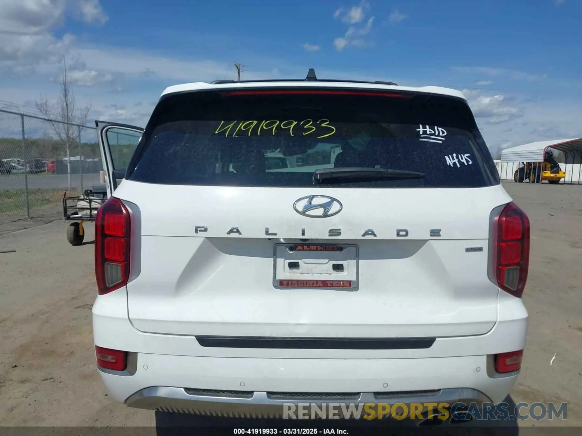 15 Photograph of a damaged car KM8R7DHE2NU432370 HYUNDAI PALISADE 2022