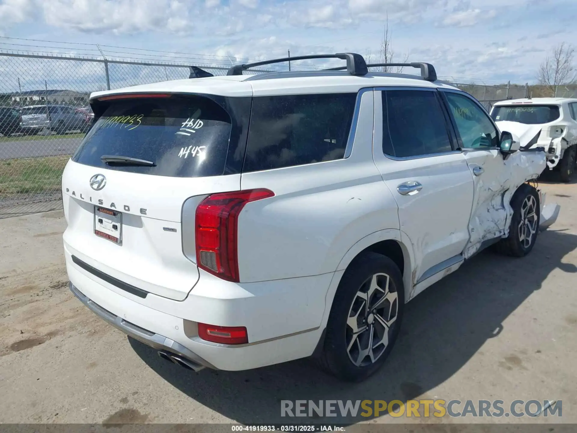 4 Photograph of a damaged car KM8R7DHE2NU432370 HYUNDAI PALISADE 2022