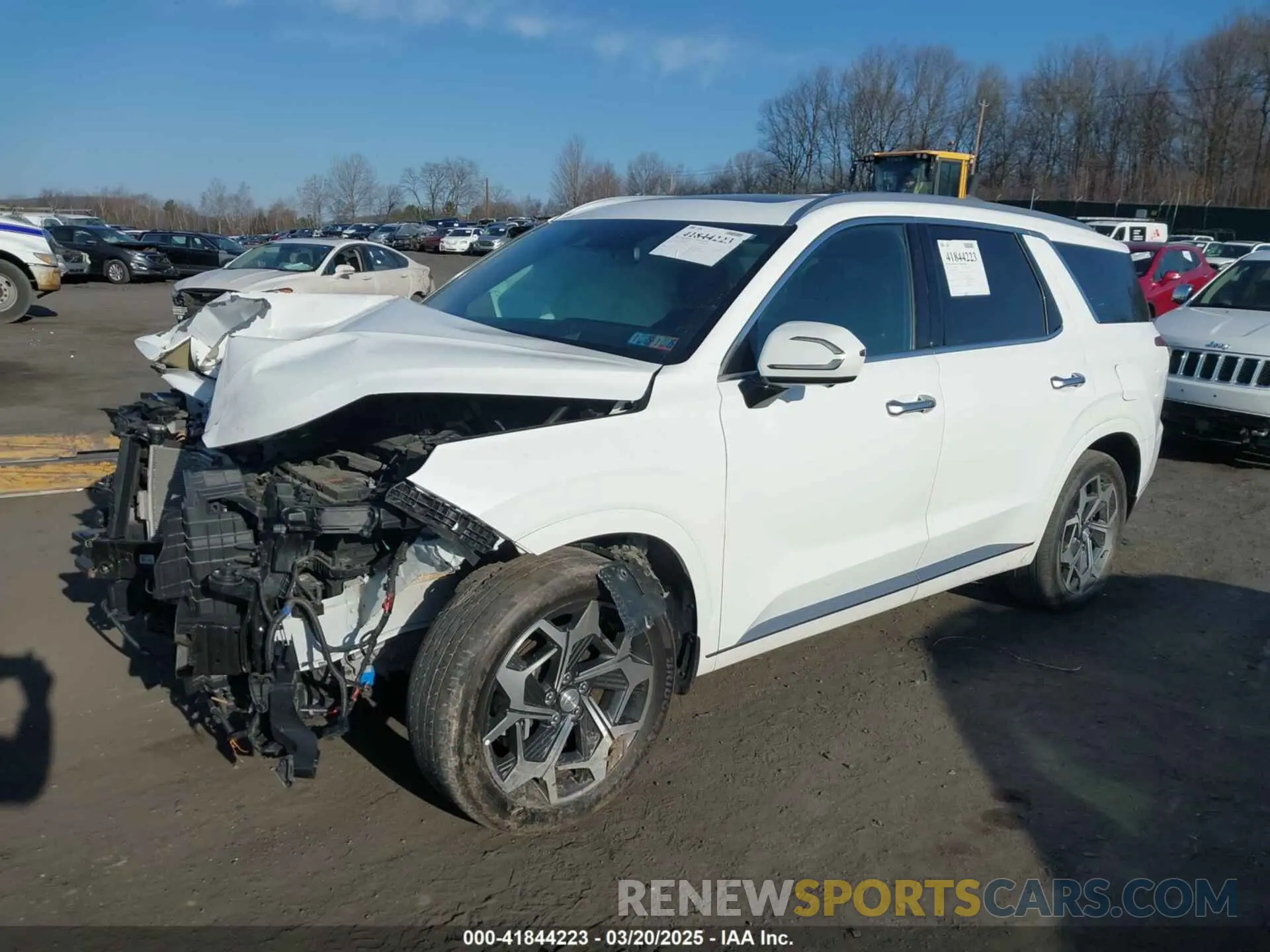 2 Photograph of a damaged car KM8R7DHE4NU486219 HYUNDAI PALISADE 2022