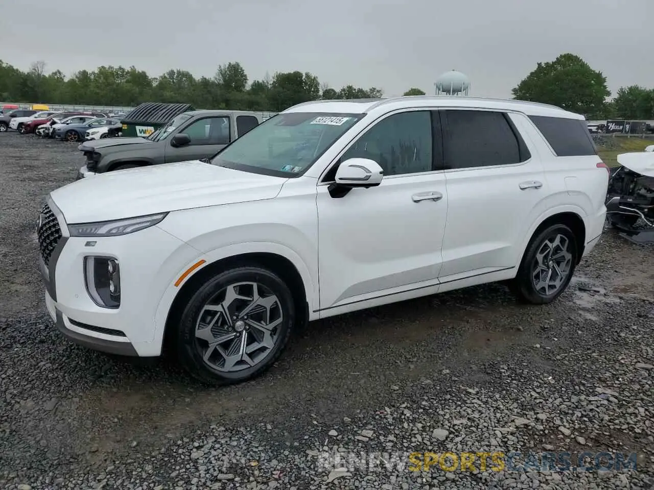 1 Photograph of a damaged car KM8R7DHE5NU365022 HYUNDAI PALISADE 2022