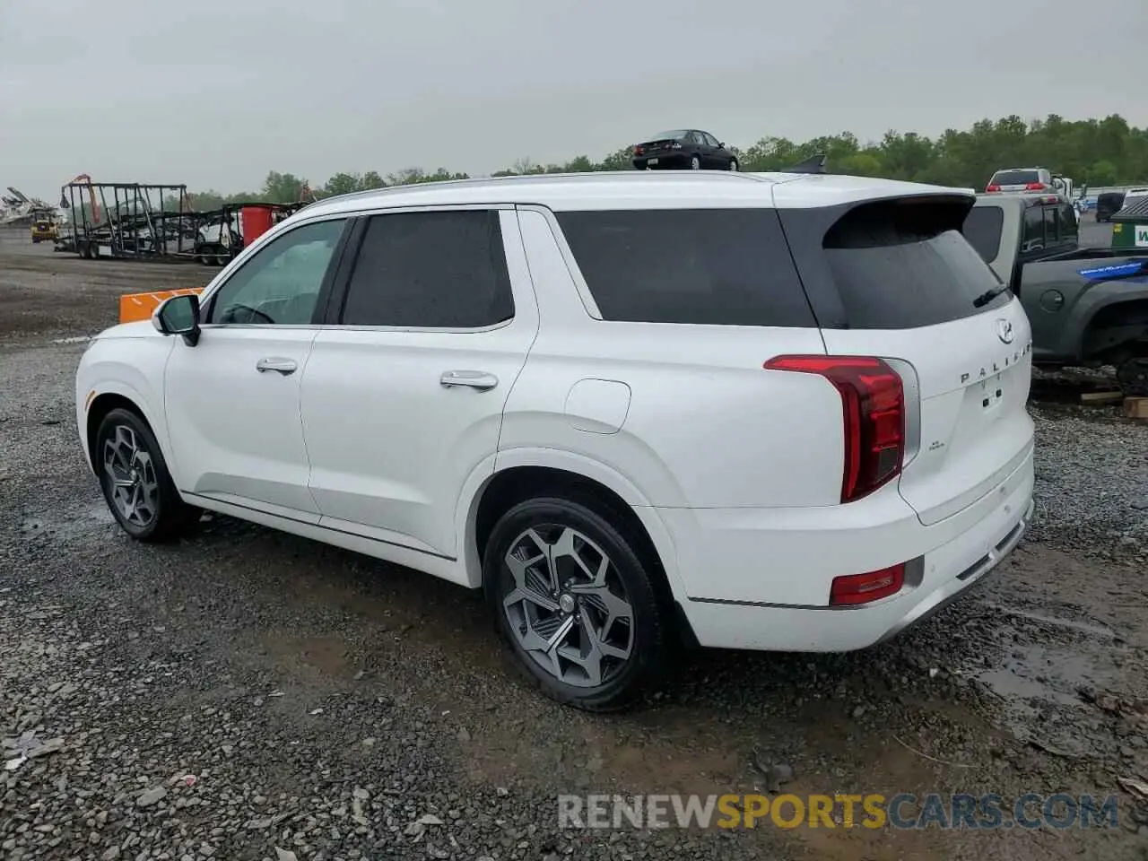 2 Photograph of a damaged car KM8R7DHE5NU365022 HYUNDAI PALISADE 2022