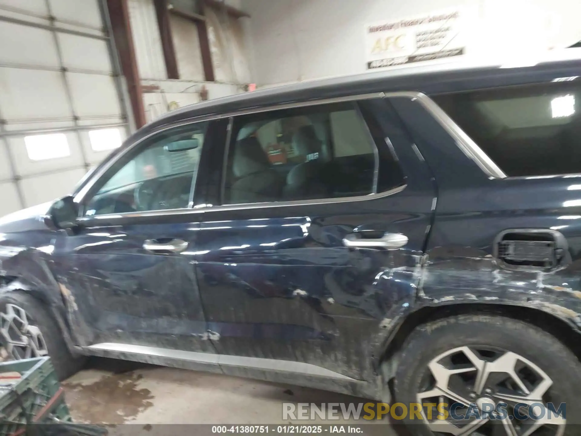 14 Photograph of a damaged car KM8R7DHE5NU415918 HYUNDAI PALISADE 2022