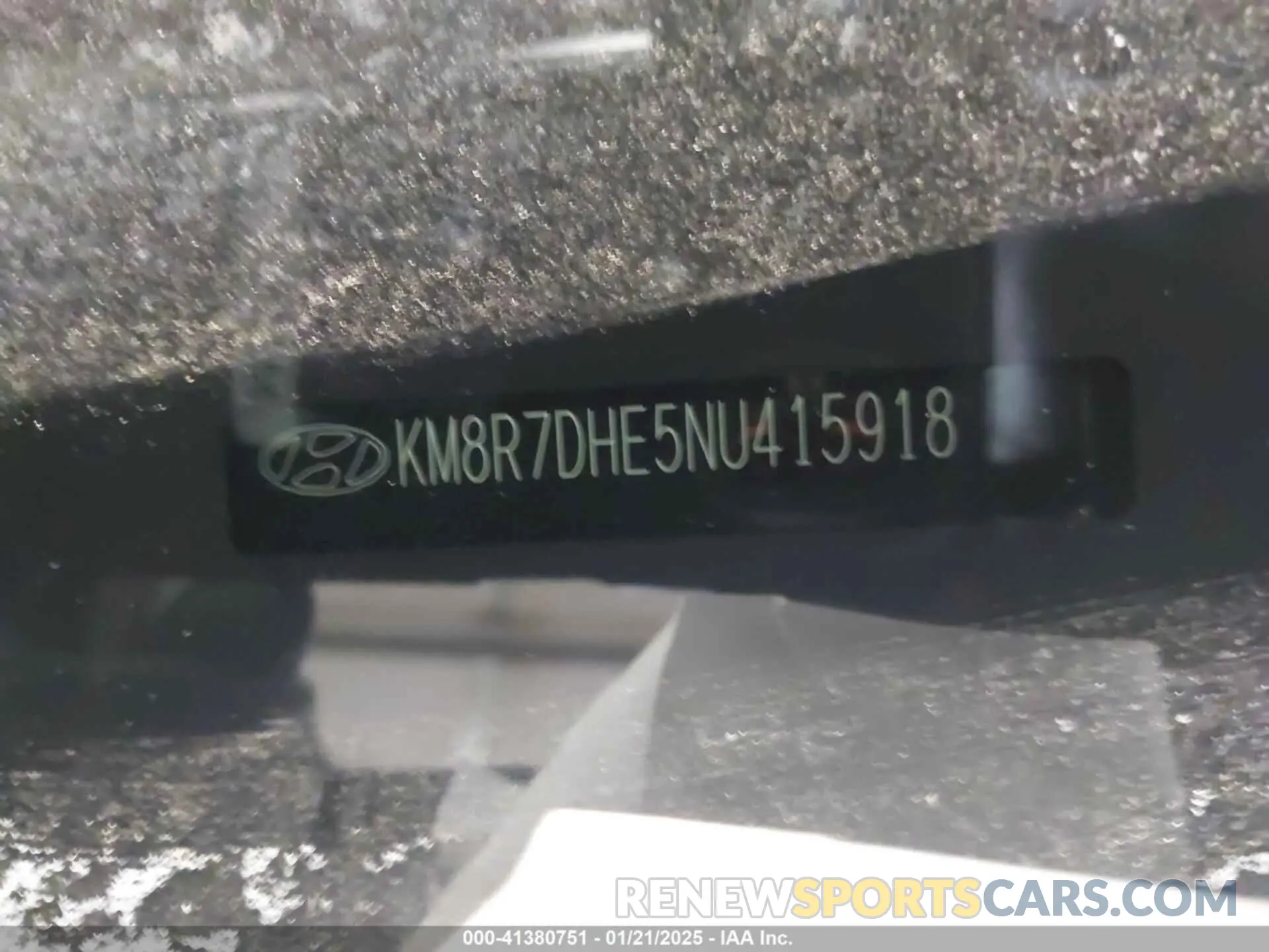 9 Photograph of a damaged car KM8R7DHE5NU415918 HYUNDAI PALISADE 2022