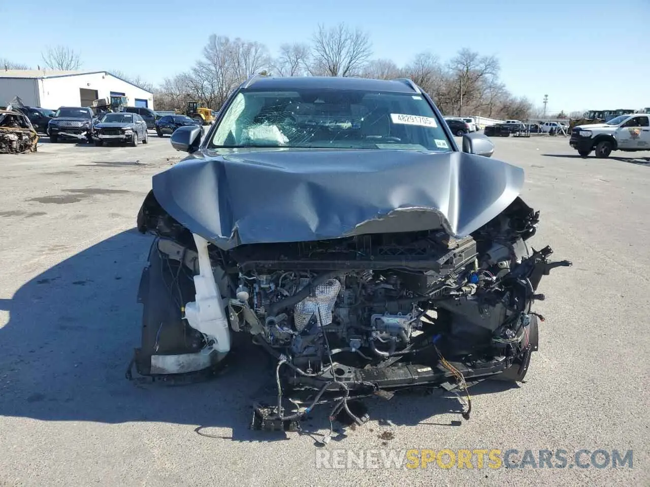 5 Photograph of a damaged car KM8R7DHE6NU392875 HYUNDAI PALISADE 2022