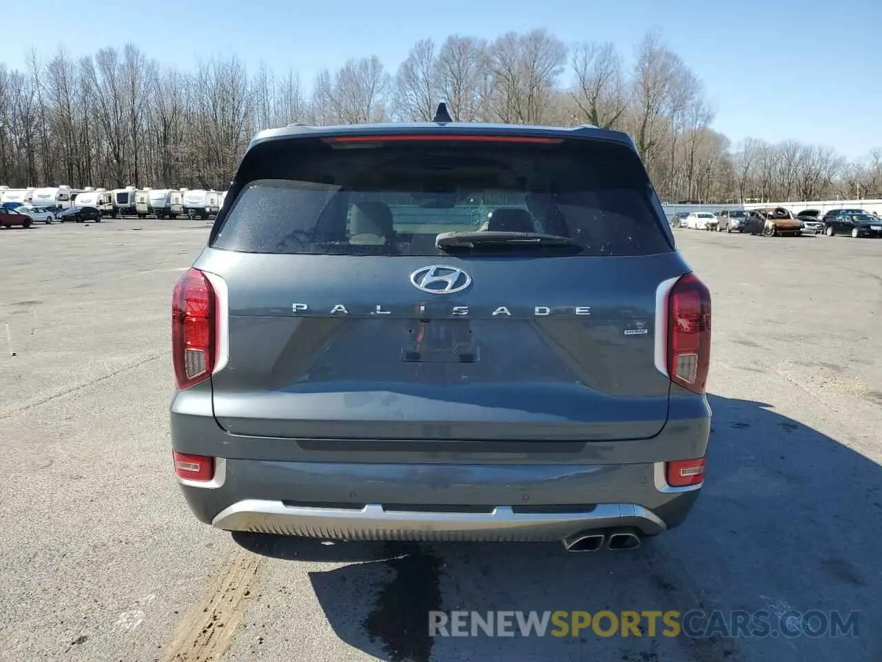 6 Photograph of a damaged car KM8R7DHE6NU392875 HYUNDAI PALISADE 2022