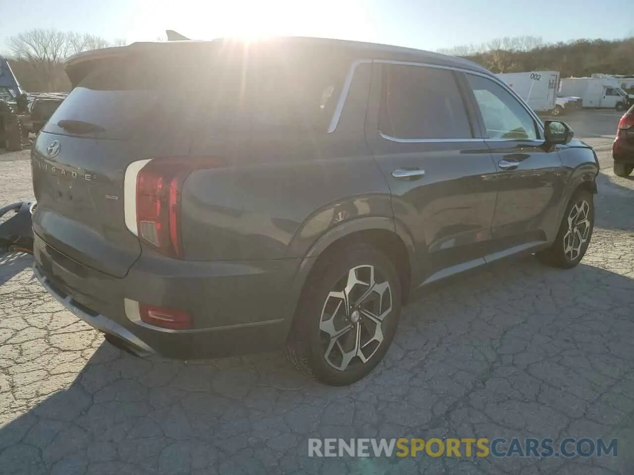3 Photograph of a damaged car KM8R7DHE6NU453321 HYUNDAI PALISADE 2022