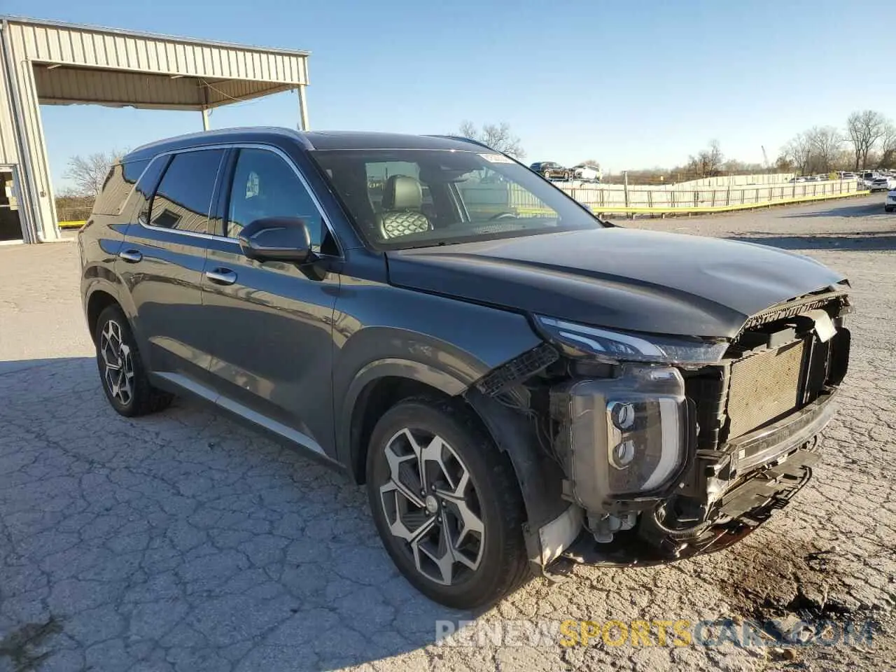 4 Photograph of a damaged car KM8R7DHE6NU453321 HYUNDAI PALISADE 2022