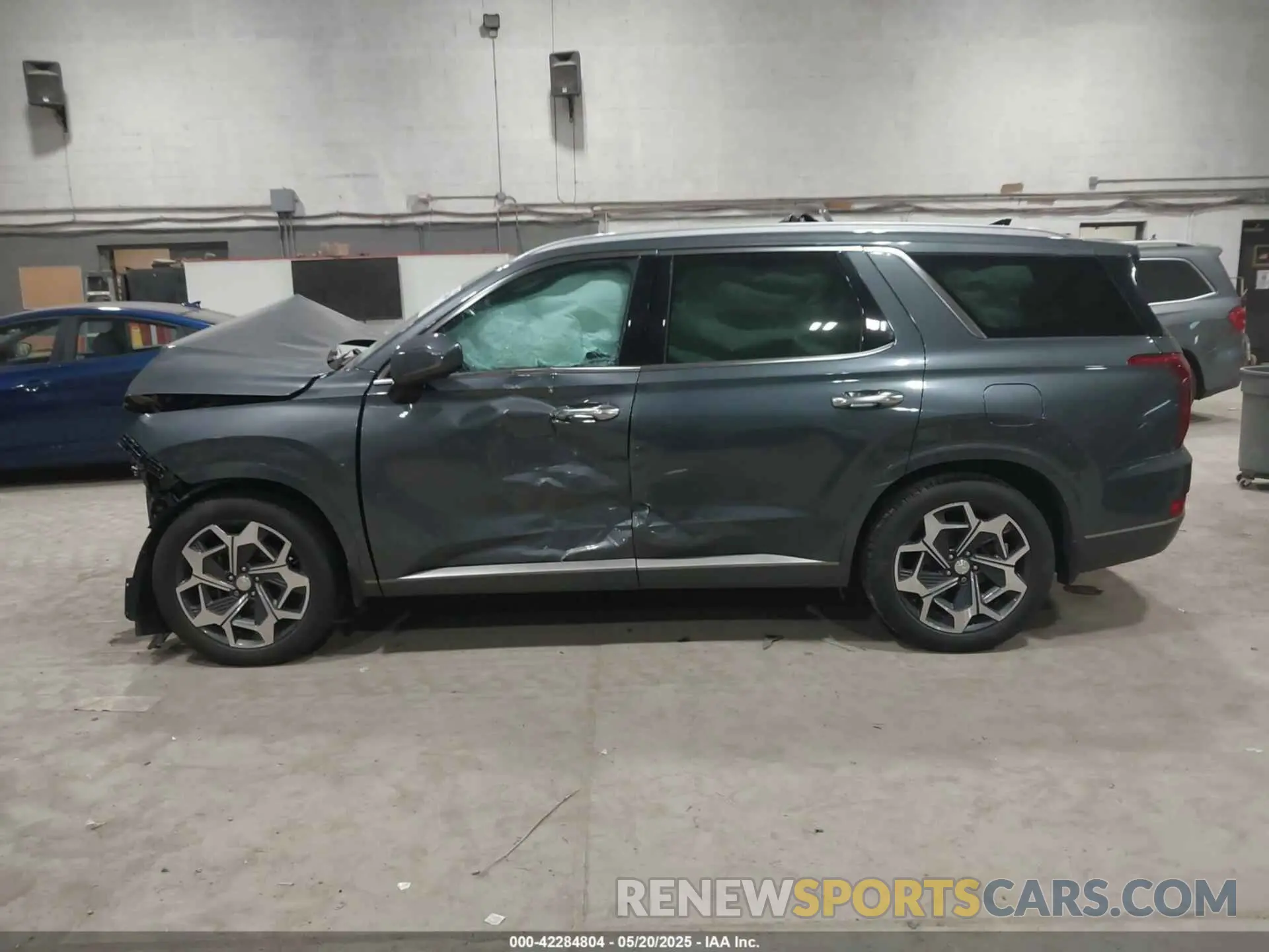 14 Photograph of a damaged car KM8R7DHE8NU361272 HYUNDAI PALISADE 2022