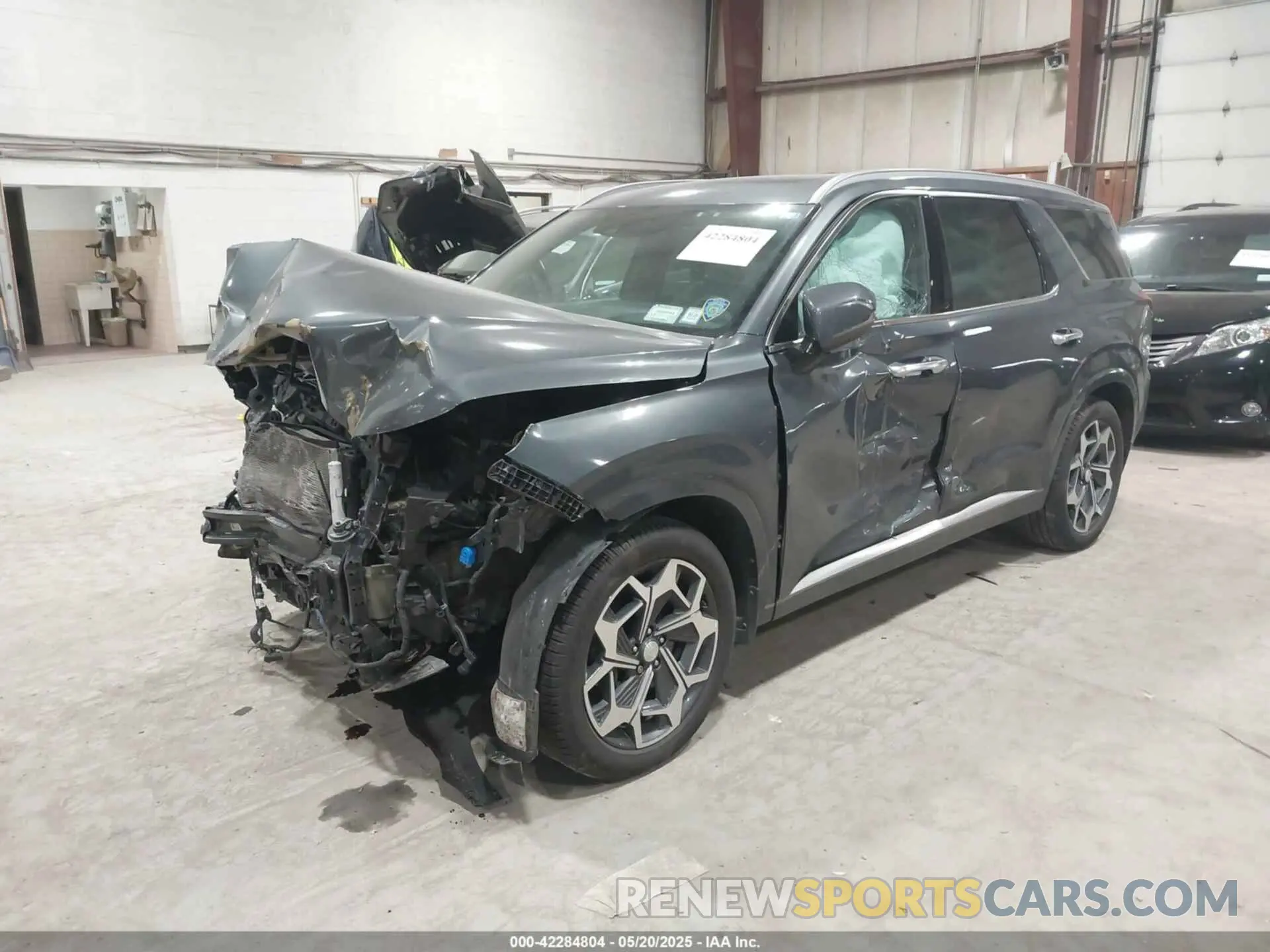 2 Photograph of a damaged car KM8R7DHE8NU361272 HYUNDAI PALISADE 2022