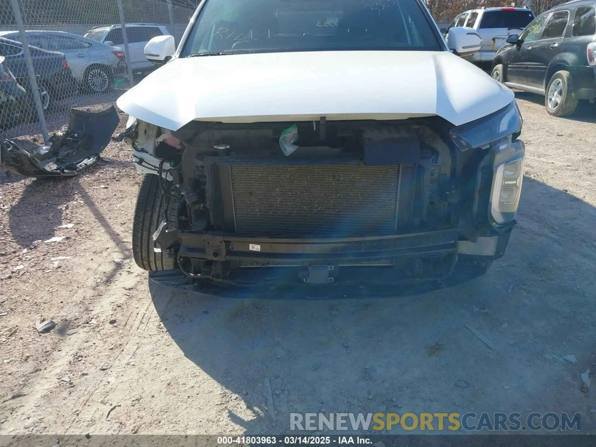 6 Photograph of a damaged car KM8R7DHE8NU429098 HYUNDAI PALISADE 2022