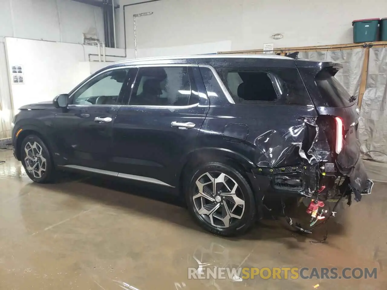2 Photograph of a damaged car KM8R7DHE8NU477653 HYUNDAI PALISADE 2022