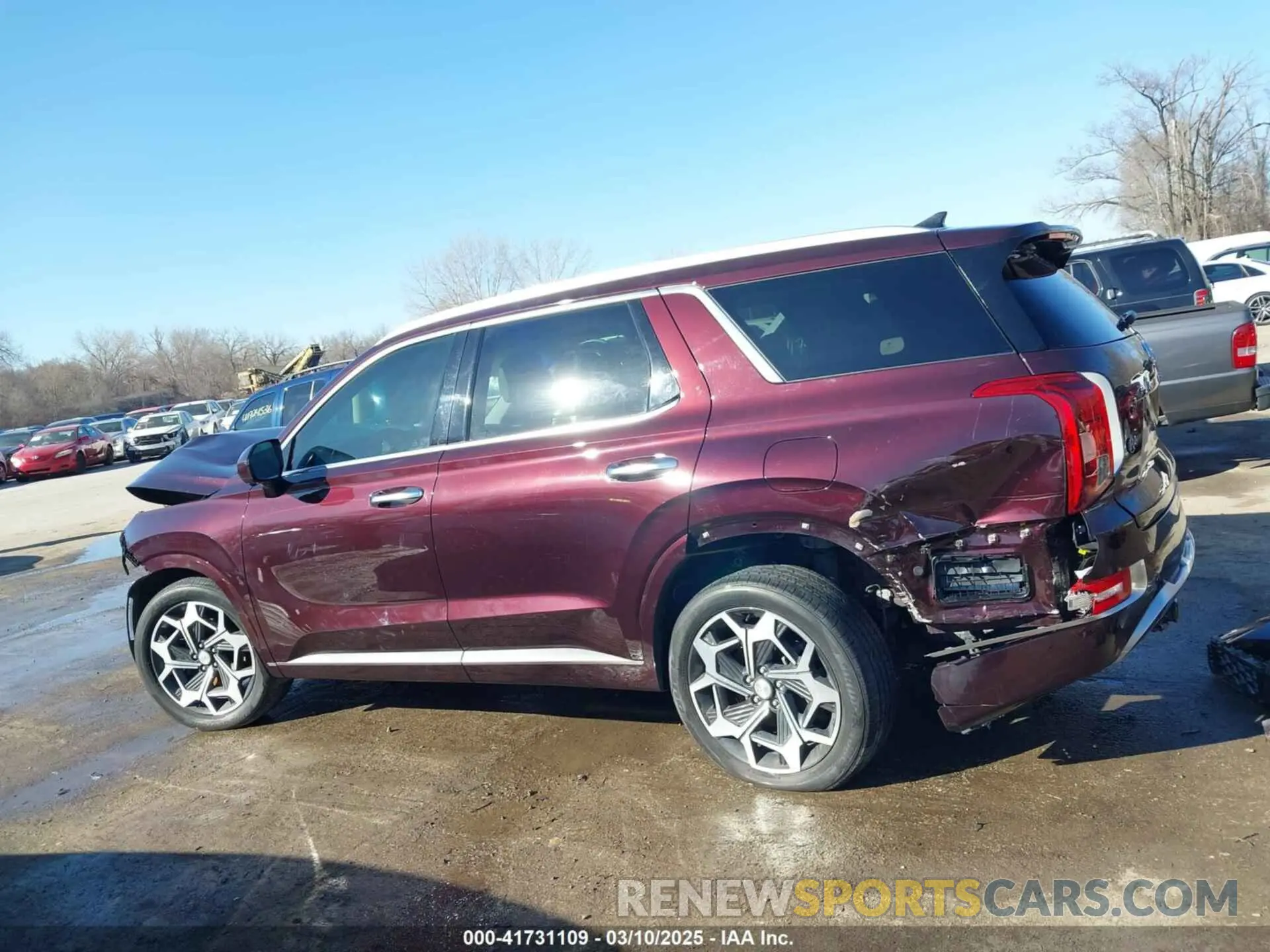 15 Photograph of a damaged car KM8R7DHE9NU361569 HYUNDAI PALISADE 2022