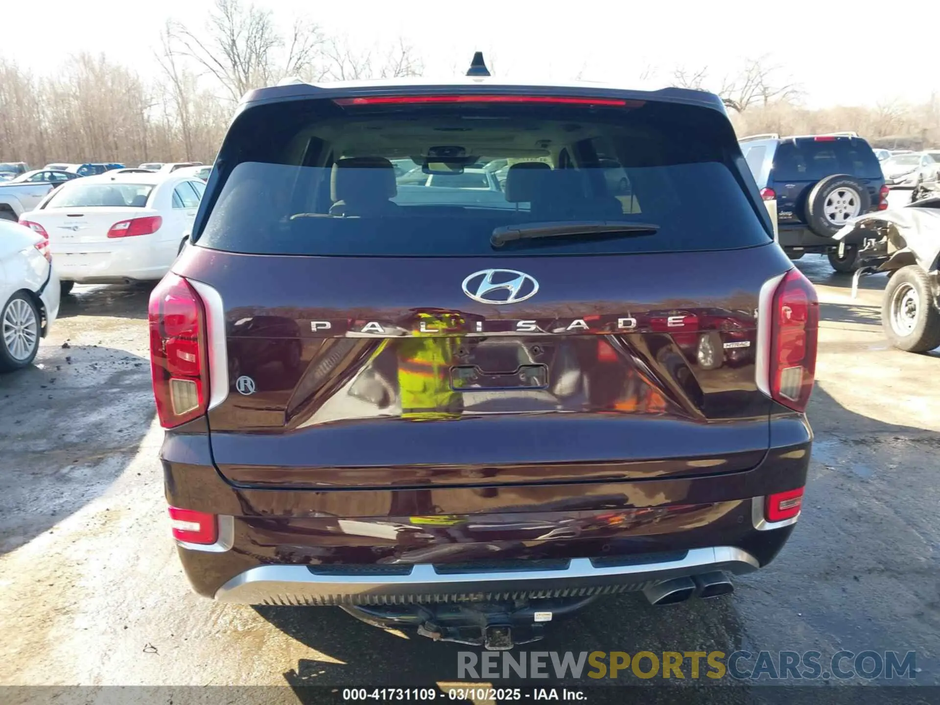 17 Photograph of a damaged car KM8R7DHE9NU361569 HYUNDAI PALISADE 2022