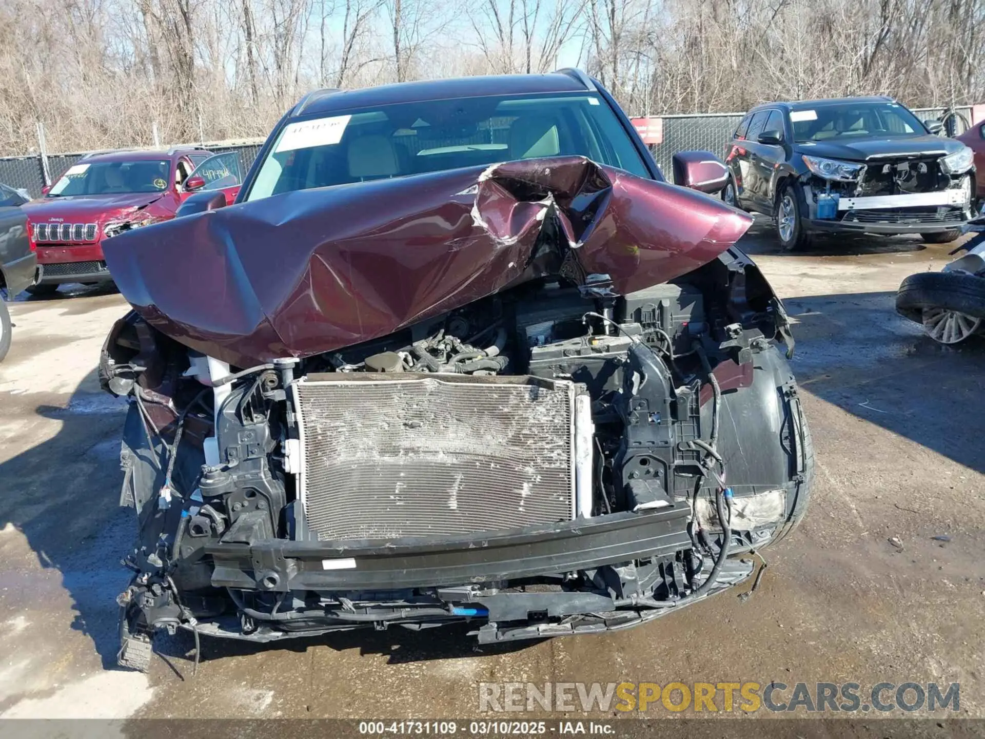 6 Photograph of a damaged car KM8R7DHE9NU361569 HYUNDAI PALISADE 2022