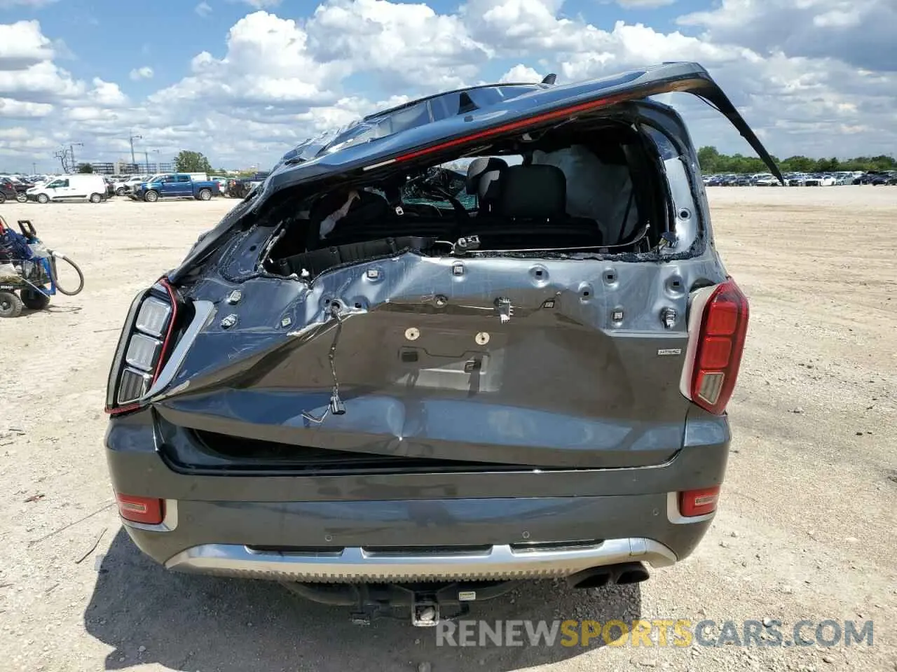 6 Photograph of a damaged car KM8R7DHE9NU392949 HYUNDAI PALISADE 2022
