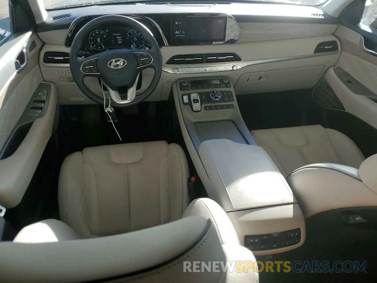 8 Photograph of a damaged car KM8R7DHEXNU434271 HYUNDAI PALISADE 2022