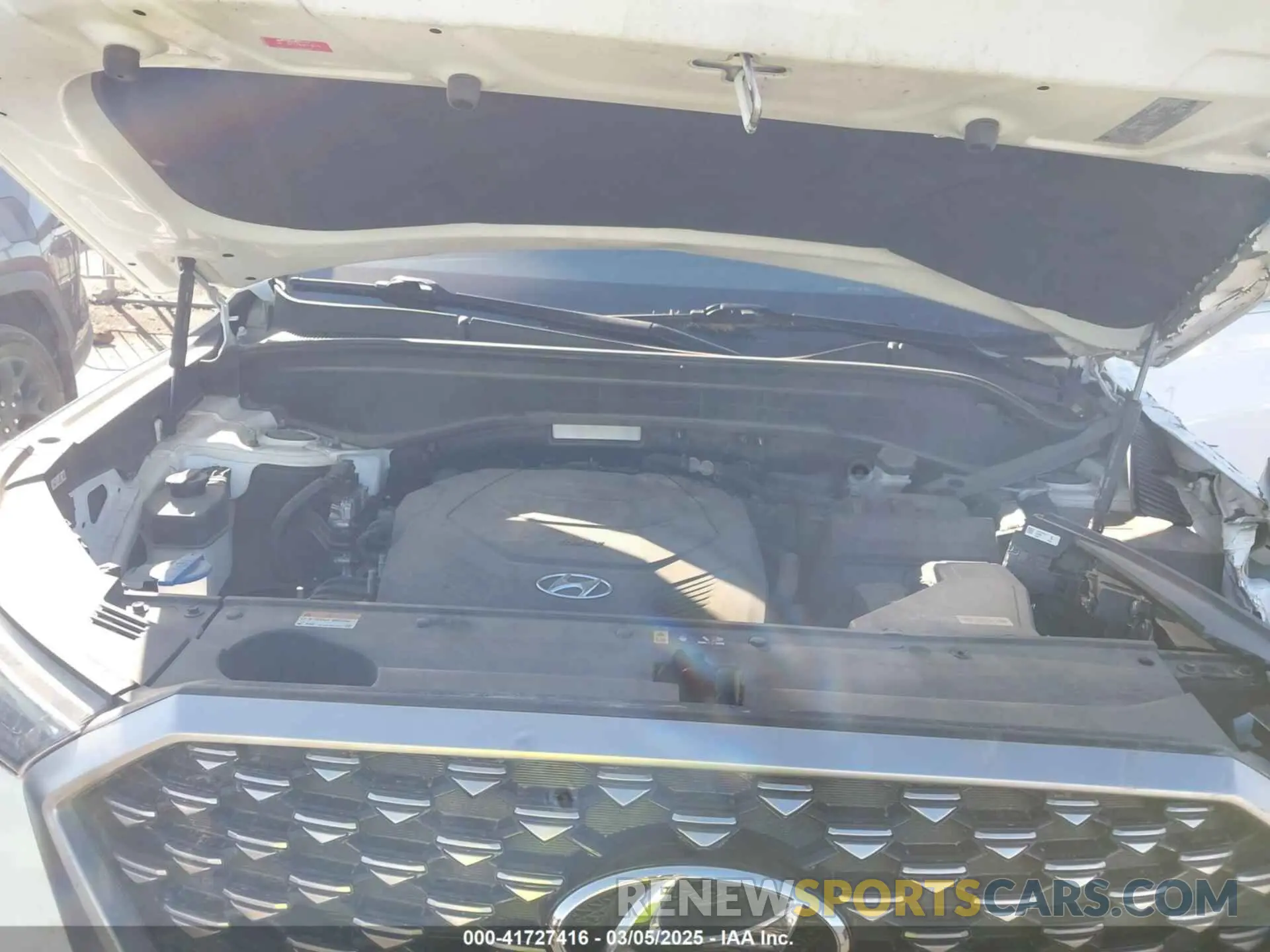 10 Photograph of a damaged car KM8R7DHEXNU465570 HYUNDAI PALISADE 2022