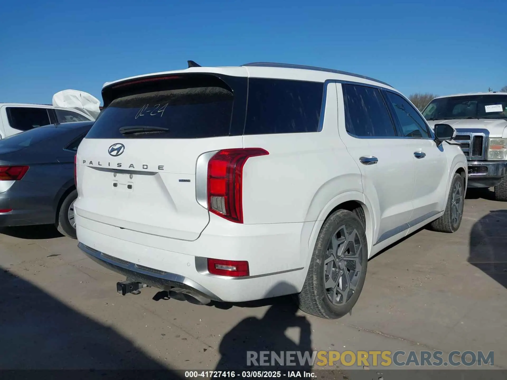 4 Photograph of a damaged car KM8R7DHEXNU465570 HYUNDAI PALISADE 2022