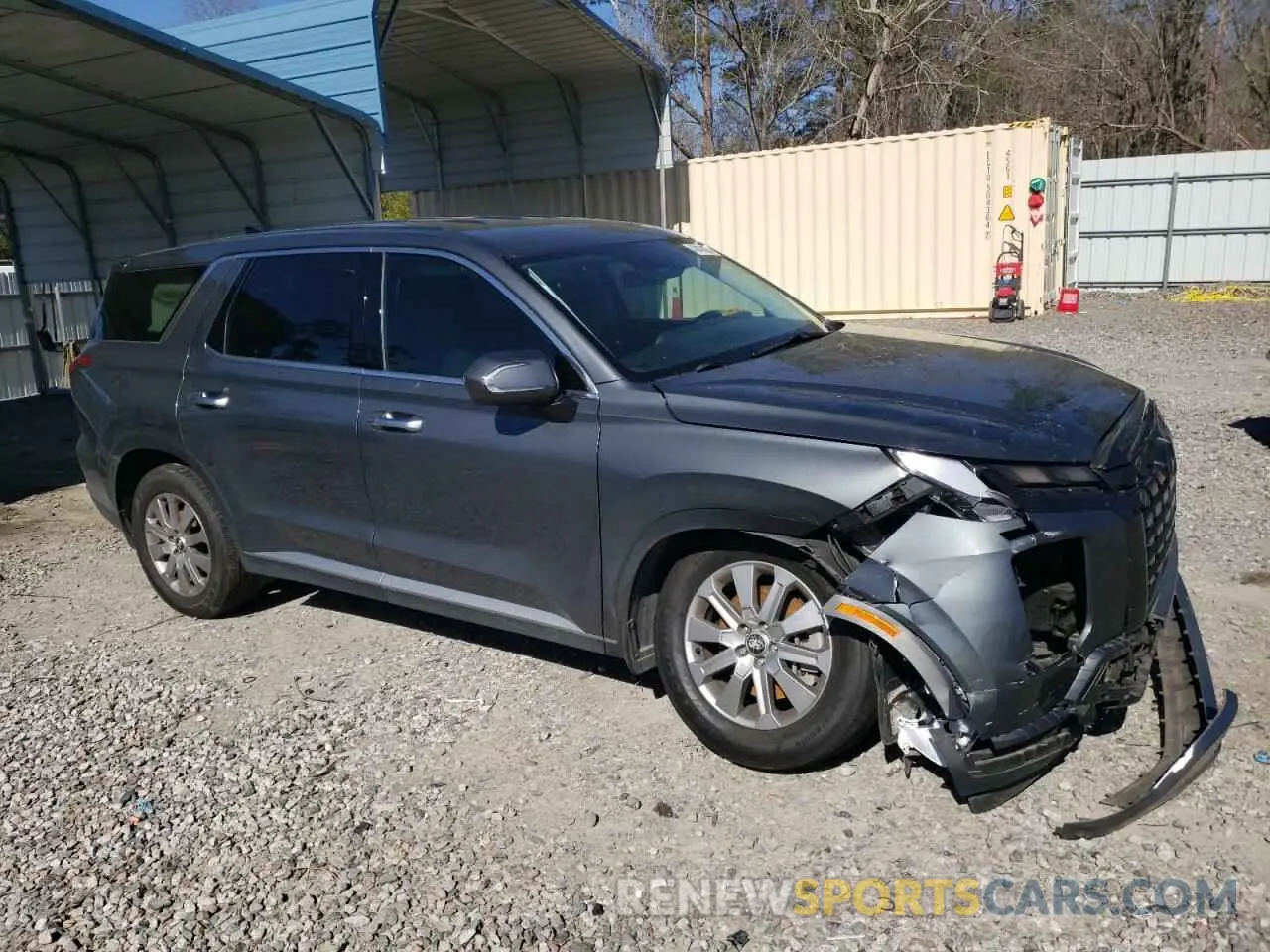 4 Photograph of a damaged car KM8R14GE3PU556086 HYUNDAI PALISADE 2023