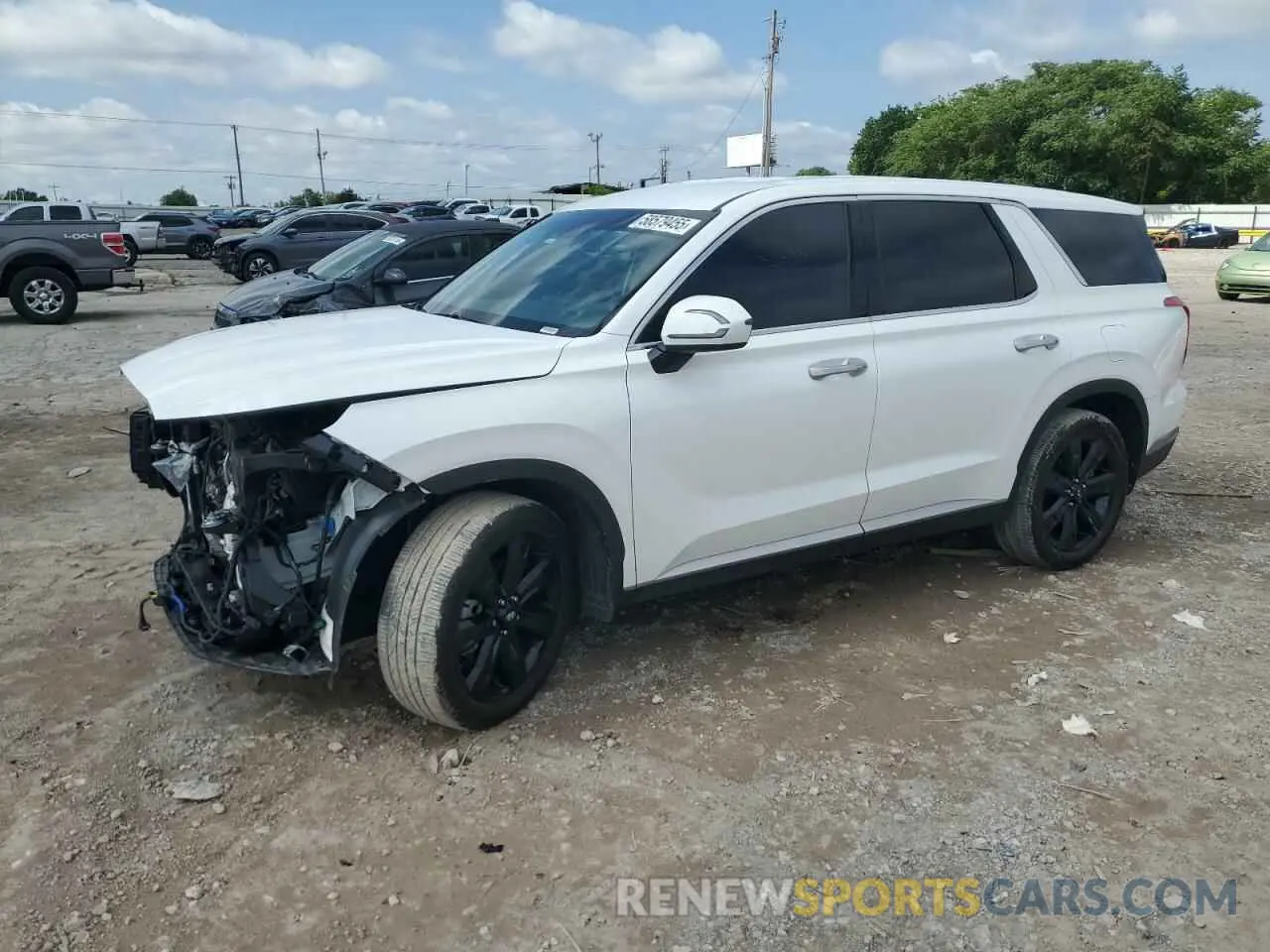 1 Photograph of a damaged car KM8R1DGE8PU590833 HYUNDAI PALISADE 2023