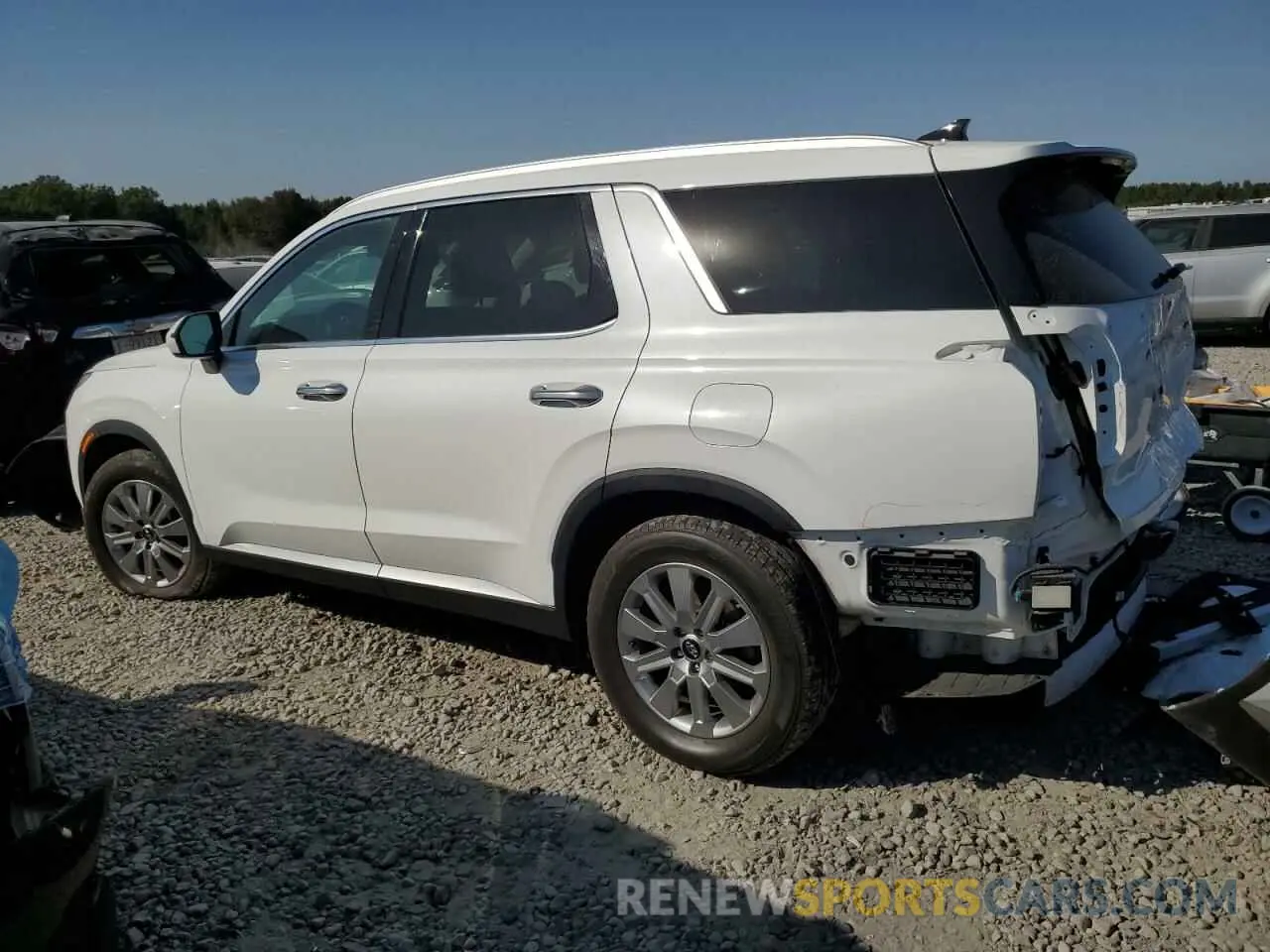 2 Photograph of a damaged car KM8R24GE8PU614299 HYUNDAI PALISADE 2023